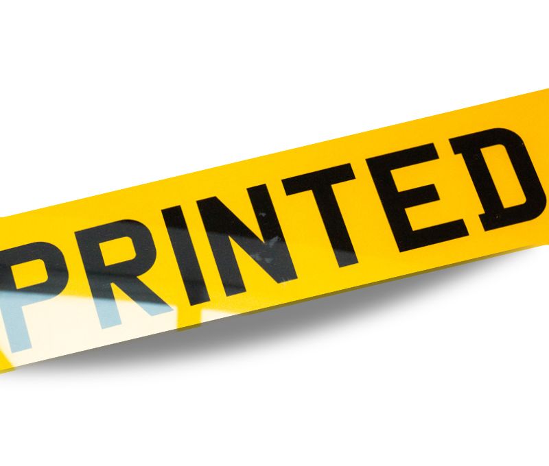 Standard printed DVLA compliant UK number plates