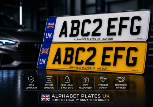 Place holder image for technical specifications of hex number plates