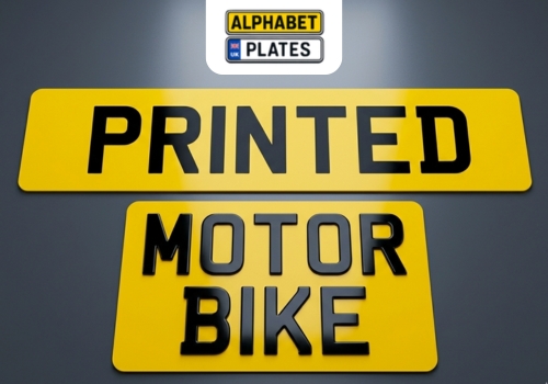 Road Legal Standard Printed Car Plate and Motorbike Number Plate with BS AU 145e Certification