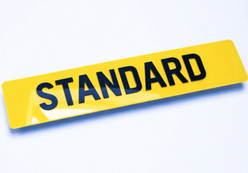 Standard UK Number Plate 520x111mm