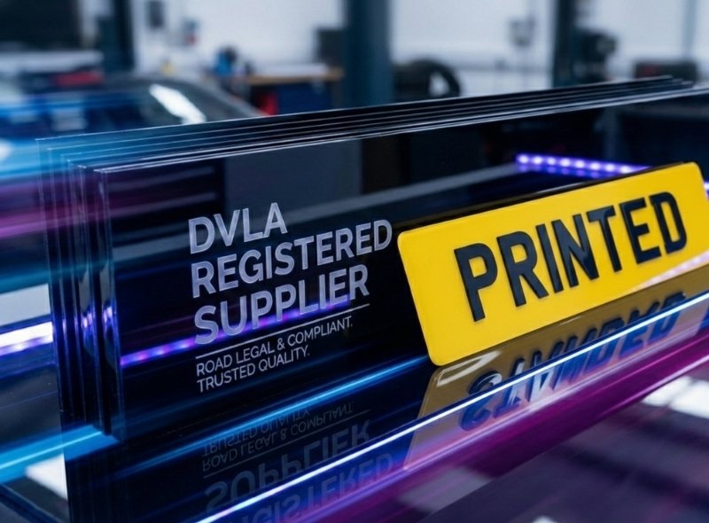 2D printed number plate DVLA legality