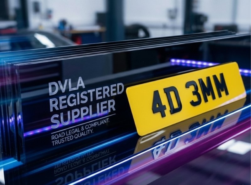 4d 3mm number plate dvla legality