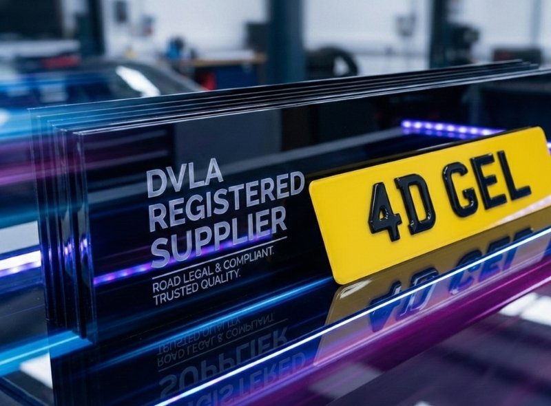 4d gel number plates dvla Legality