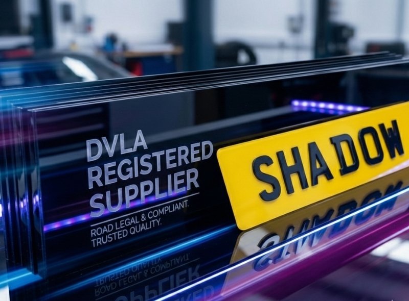 Shadow number plate DVLA Approved