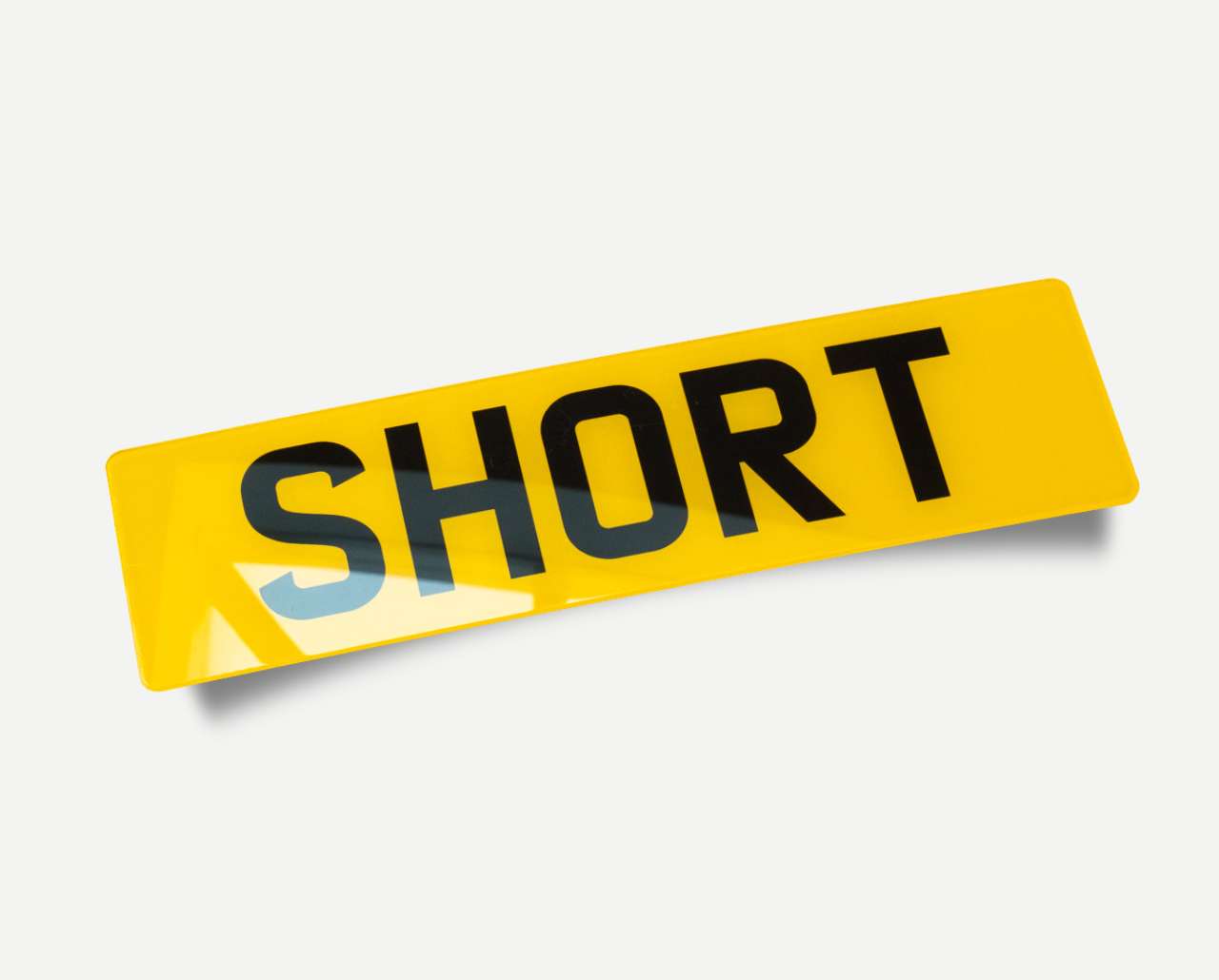 Short number plate size for compact and import cars