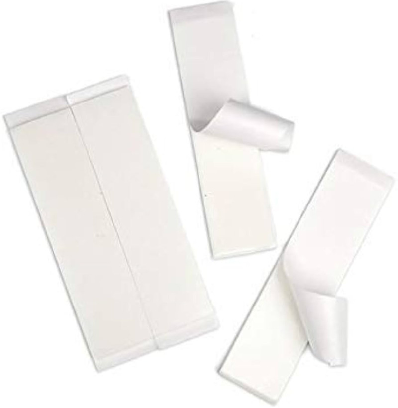 Sticky pads for fixing number plates securely