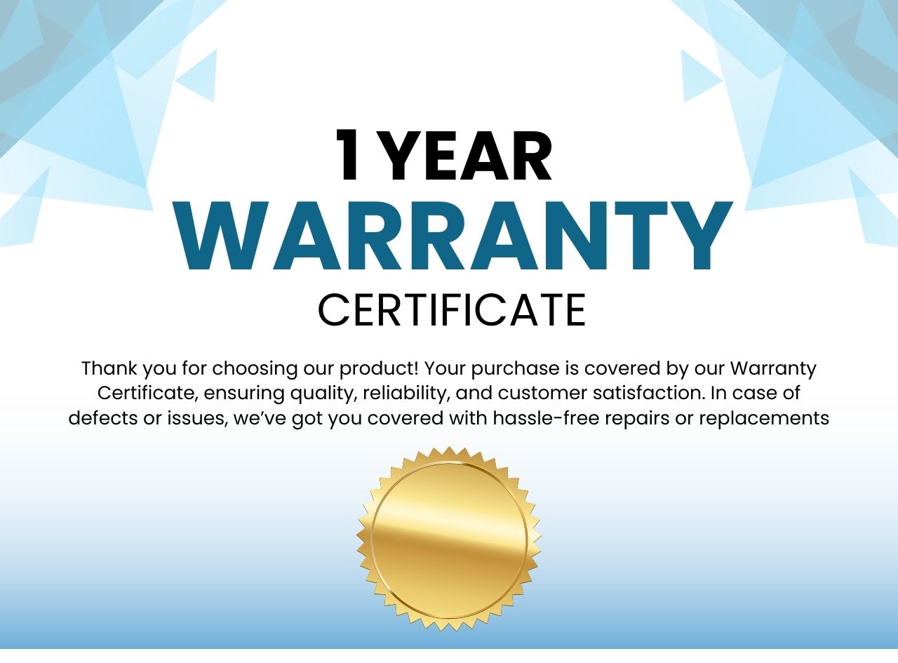 Extended one year warranty option for number plates